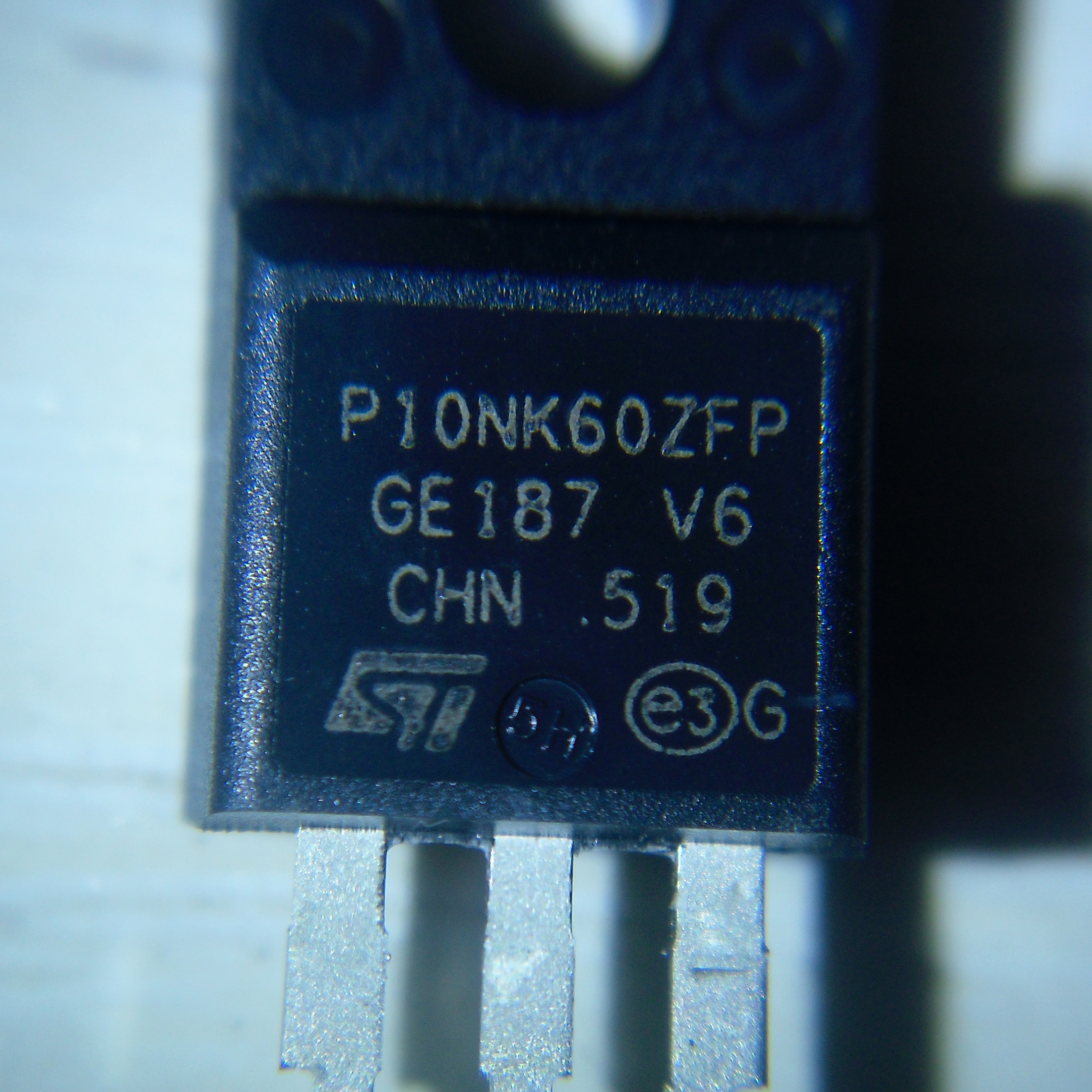 STP10NK60ZFP|STⷨ뵼|MOSFET N-CH 600V 10A TO220FP